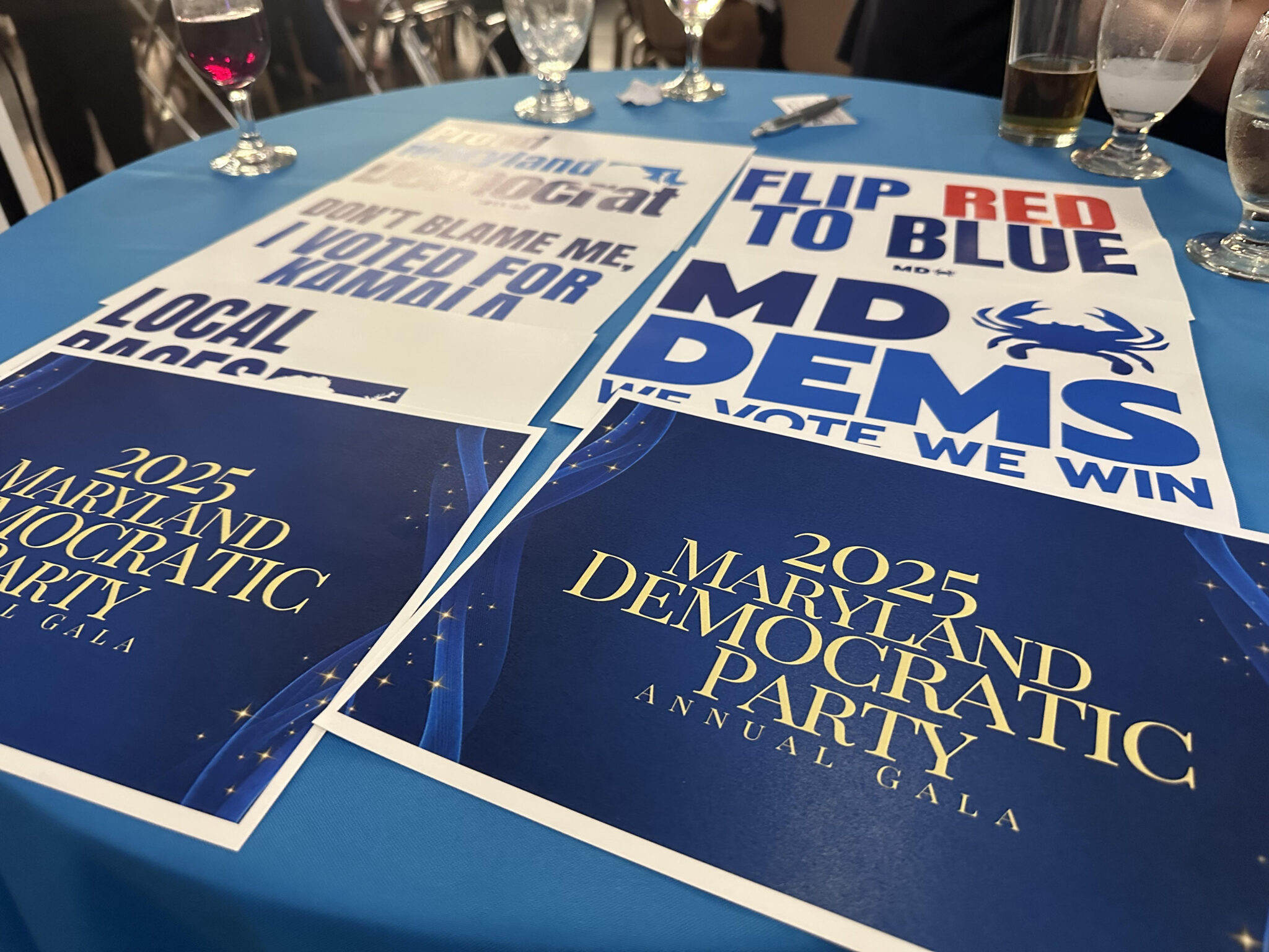 Maryland Democrats celebrate party wins, but Trump and GOP Congress are never far off Maryland Democrats celebrate party wins, but Trump and GOP Congress are never far off
