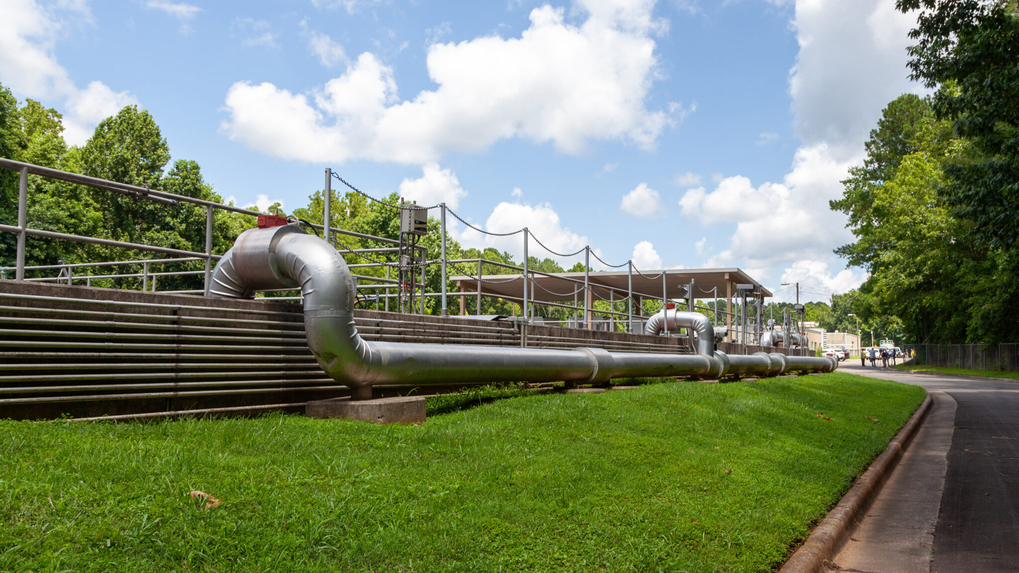 Before Tropical Depression Chantal swamped Hillsborough, the town had been counting on FEMA The Hillsborough treatment plant on Elizabeth Brady Road