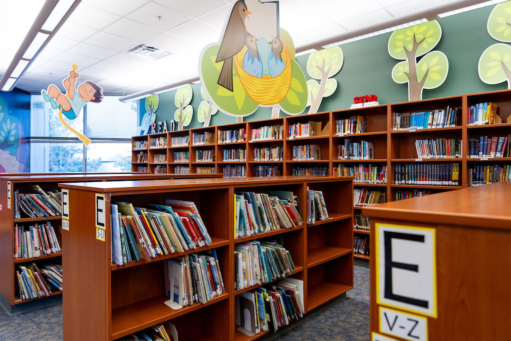 Librarians gain protections in some states as book bans soar A school library in Utah.