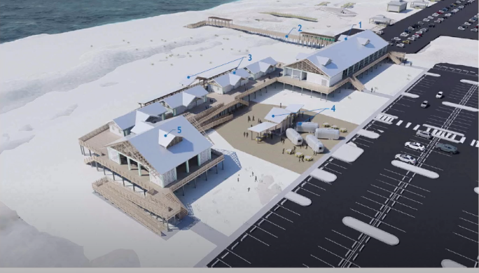 On a Florida beach, conservation land may yield to parking and shops On a Florida beach, conservation land may yield to parking and shops