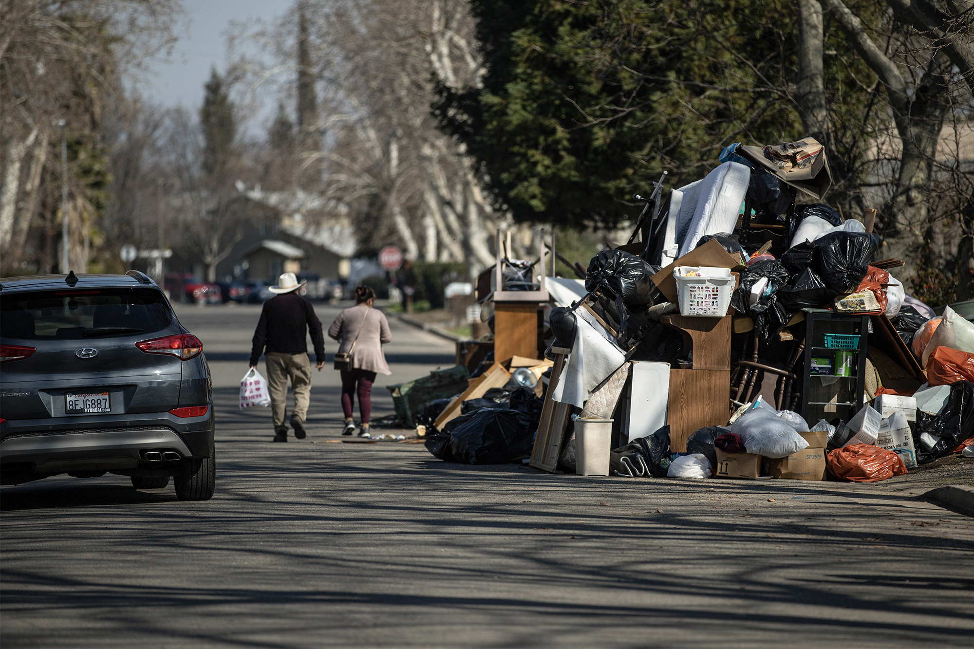 As atmospheric river soaks California, farmworkers await flood aid promised 2 years ago Debris and water damaged furniture on the side of a road in Planada on Feb. 8, 2023. The town was hit by flooding in January after heavy rainstorms rolled through the area. Photo by Larry Valenzuela, CalMatters/Catchlight Local