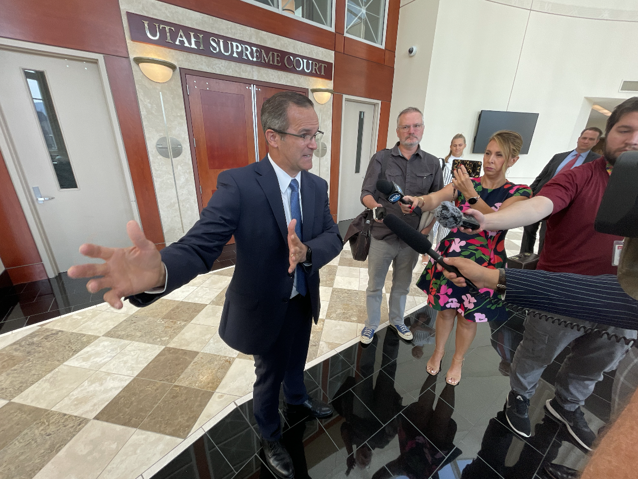 Utah Supreme Court grills Jenkins’ attorneys, questions ability to count late-postmarked ballots Utah Supreme Court grills Jenkins’ attorneys, questions ability to count late-postmarked ballots