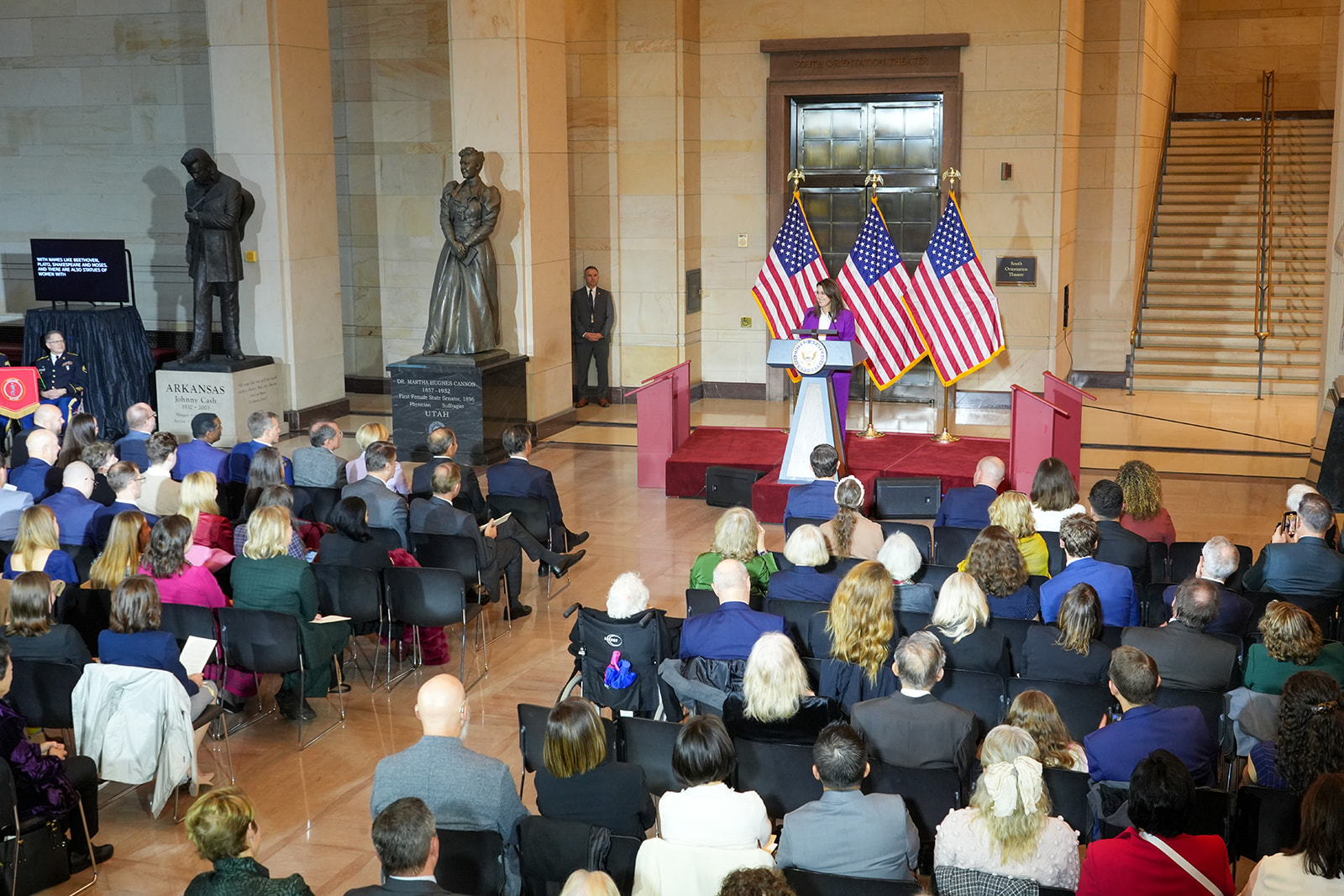 Utah’s statue of Martha Hughes Cannon, first woman state senator, finally unveiled in D.C. Utah’s statue of Martha Hughes Cannon, first woman state senator, finally unveiled in D.C.