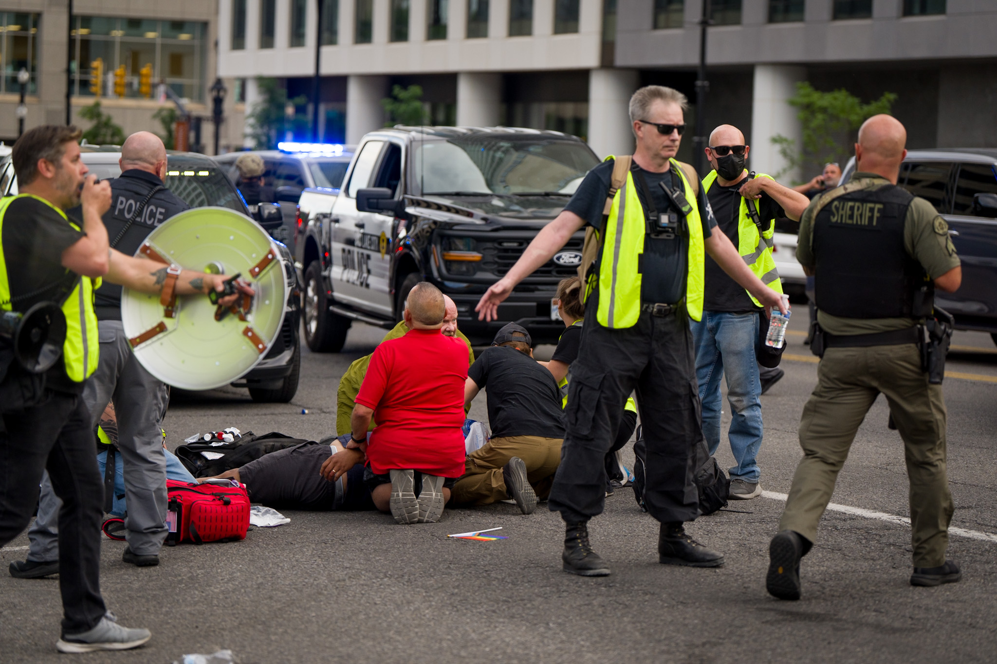 ‘Peacekeeper’ involved in shooting at SLC ‘No Kings’ protest is a military veteran, organizers say