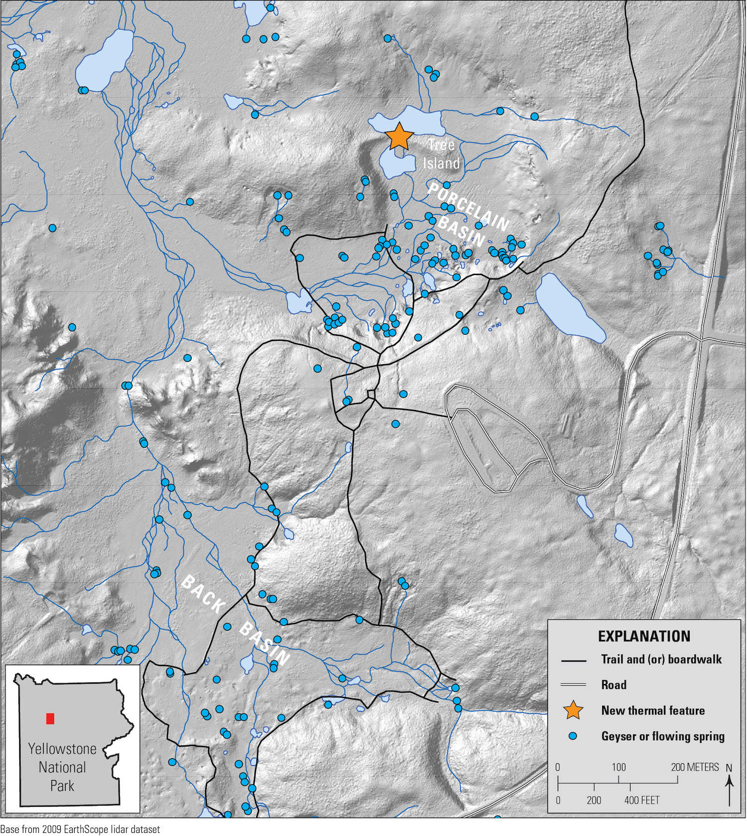 Yellowstone s newest known thermal - Norris Map Yellowstone State 47643 1753211764