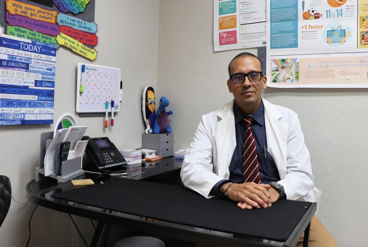 ‘I follow the law:’ El Paso doctor responds to Ken Paxton’s lawsuit over alleged transgender care Dr. Hector Granados, a pediatric endocrinologist, sits inside his office at Downtown El Paso clinic on the evening of Jan. 3 after finishing his appointments.
