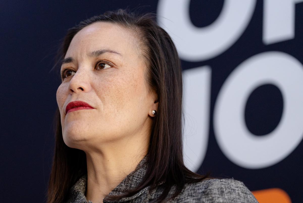 “All eyes on San Antonio”: Democratic disunity, GOP push turn mayor’s race into a political battleground Gina Ortiz Jones announces her plan for her first 100 days in office in January.