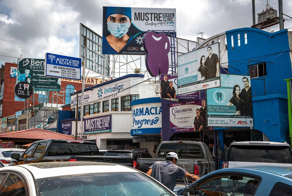 A year after Dobbs decision, Texas has settled in to a post-abortion reality Exterior of Pharmacy Rivera in Nuevo Progreso, Mexico on May 4, 2022.