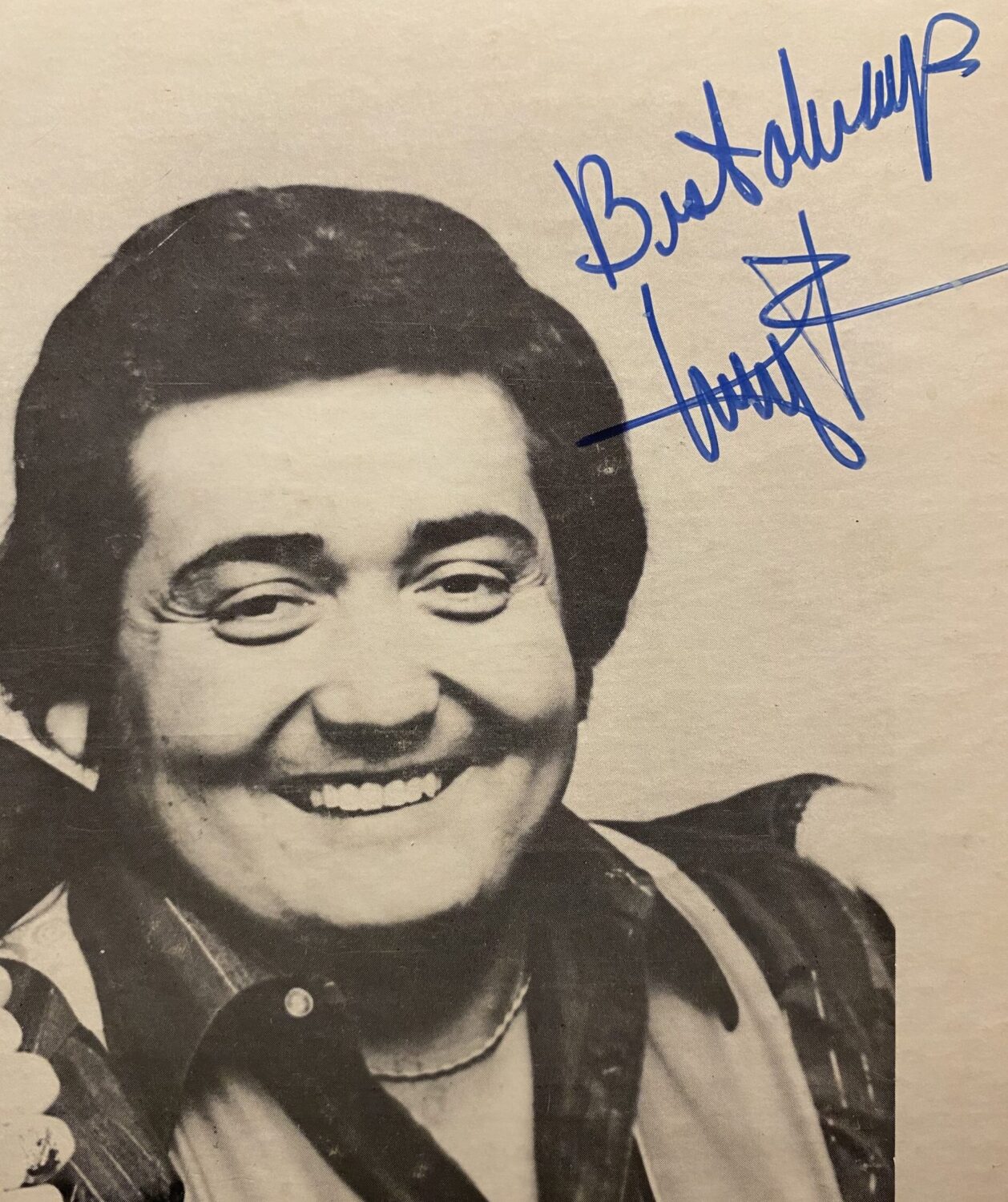 With jokes about differences, Terry Ree showed South Dakotans they’re all the same An autographed image of Terry Ree from early in his career. (Courtesy of Austin Kaus)