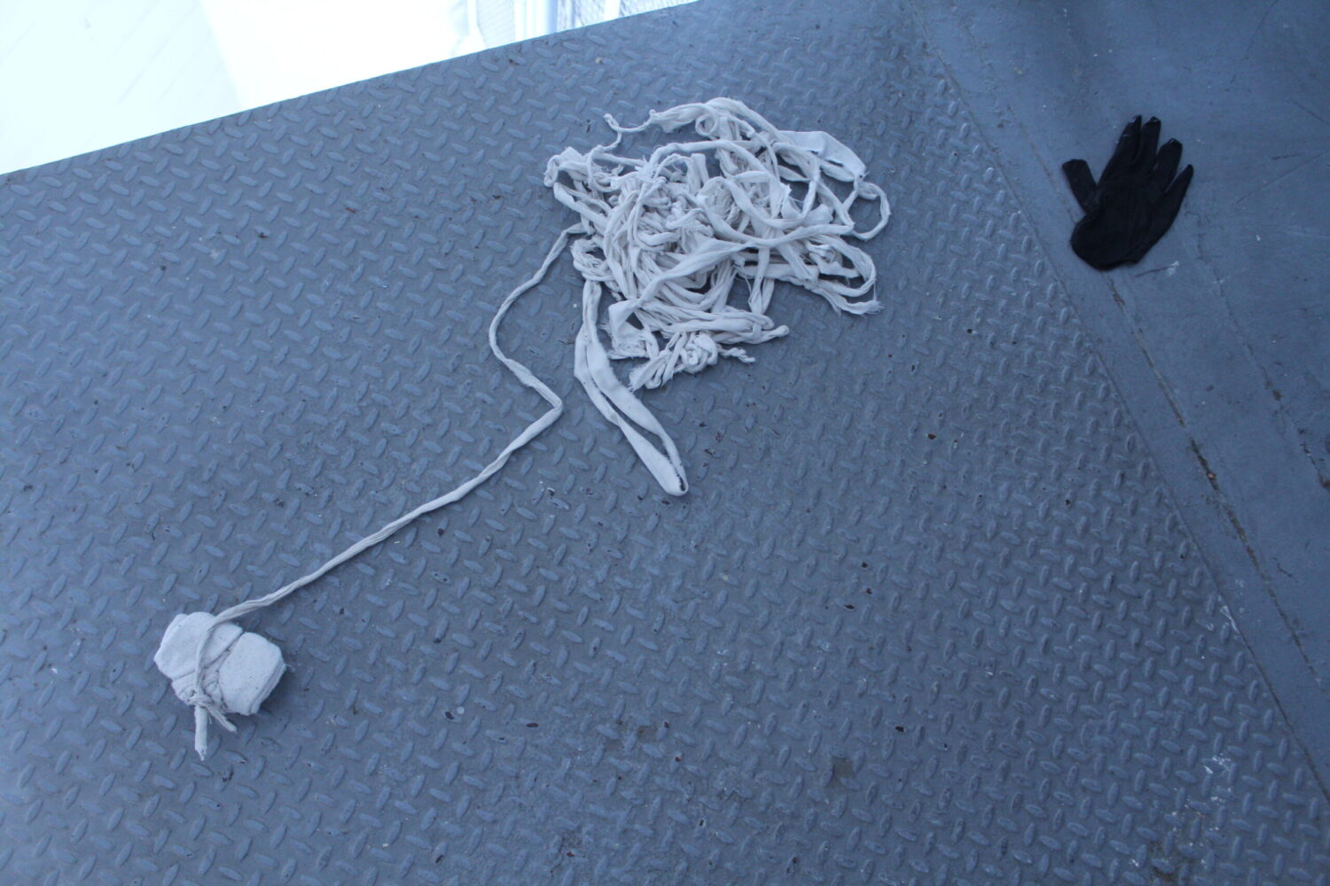Smoke, steam and flooded toilets: Just another day at the state penitentiary A "fishing line," allegedly used to transfer contraband from a cell above to a cell below at the South Dakota State Penitentiary. (Courtesy of South Dakota Department of Corrections)