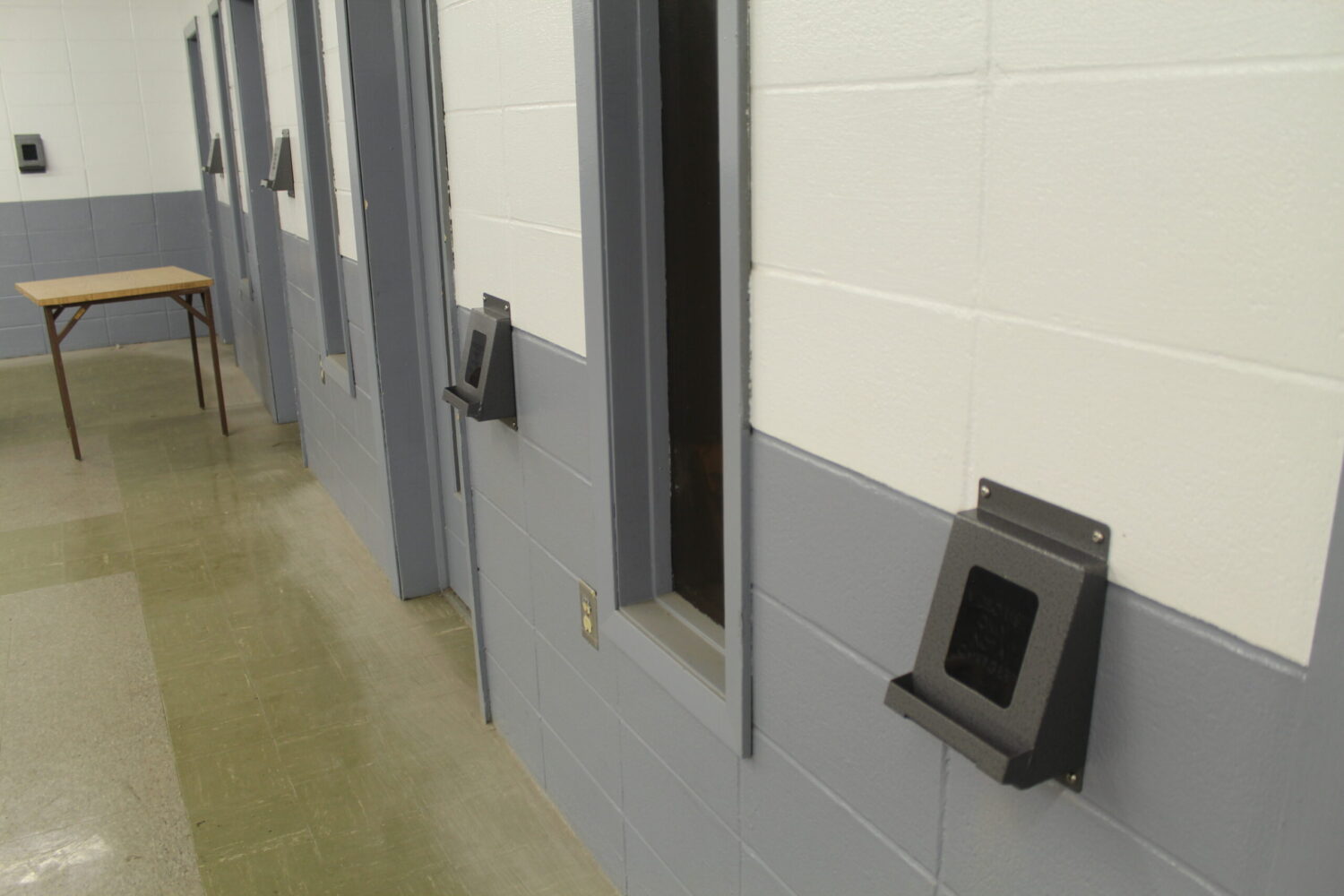 Smoke, steam and flooded toilets: Just another day at the state penitentiary Video call kiosks at the South Dakota State Penitentiary. (Courtesy of South Dakota Department of Corrections)