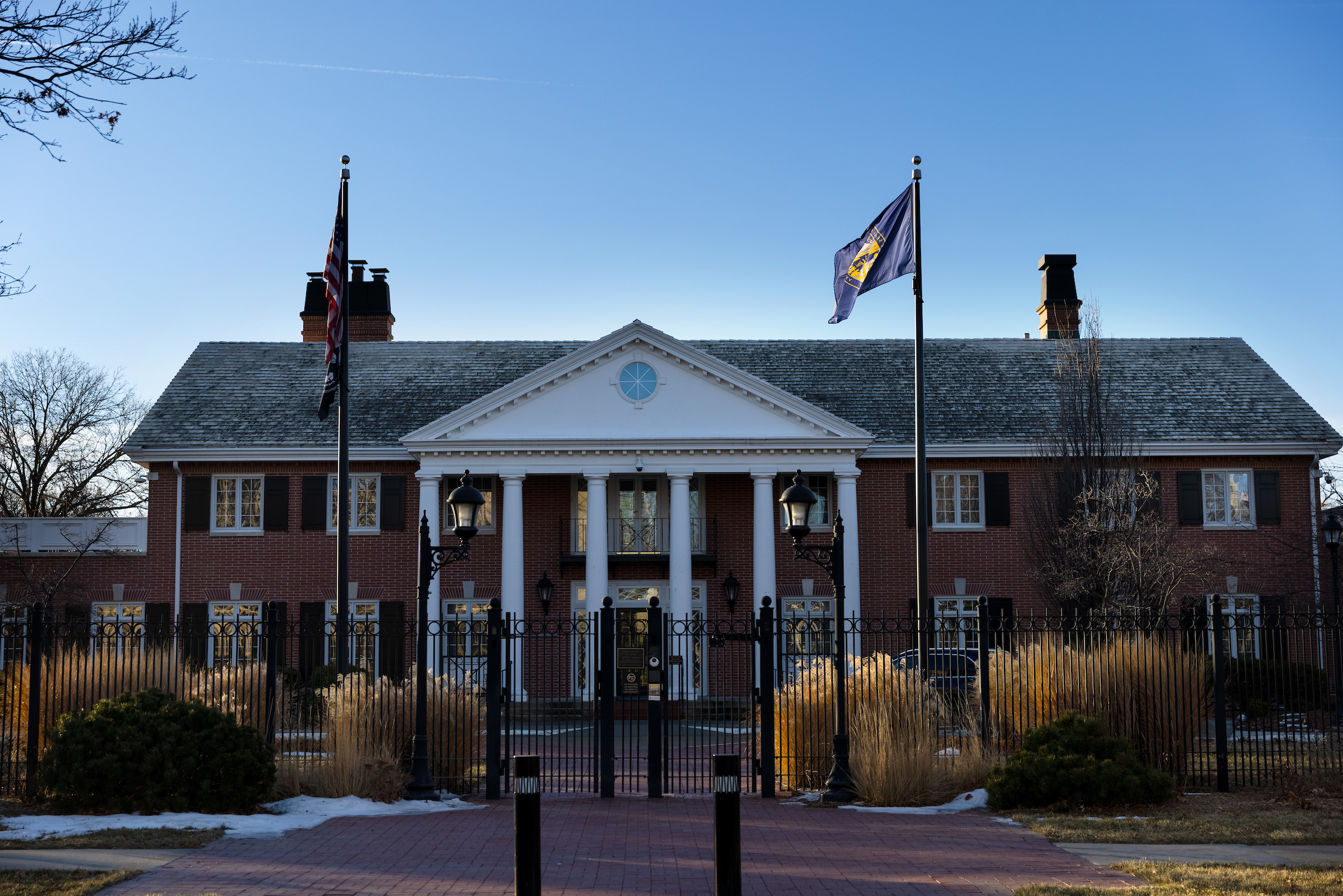 Nebraska’s mansion might have a governor in it, after all Exterior Nebraska Governor's Mansion