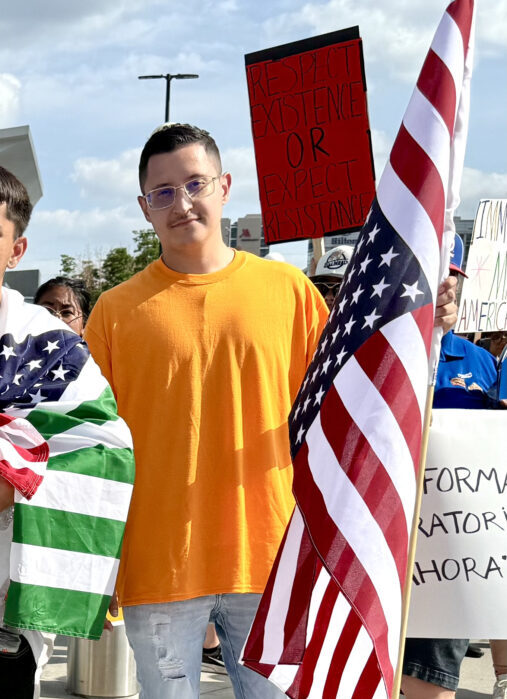 Protesters use CWS as backdrop to decry Trump immigration policies, raids Protesters use CWS as backdrop to decry Trump immigration policies, raids