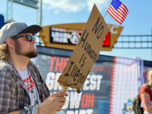 Protesters use CWS as backdrop to decry Trump immigration policies, raids Protesters use CWS as backdrop to decry Trump immigration policies, raids