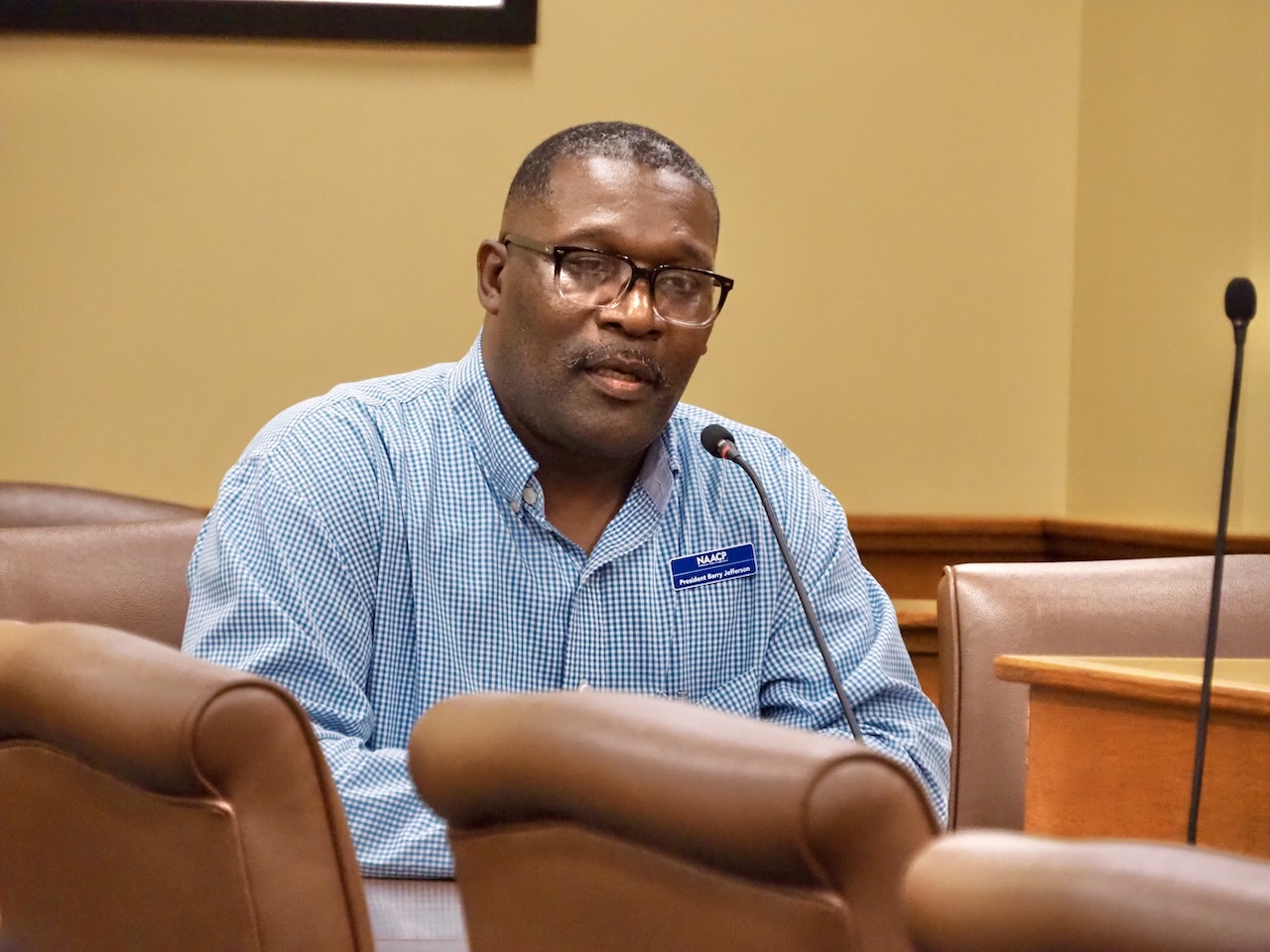Arkansas lawmakers approve resolutions opposing proposed constitutional amendments Barry Jefferson, president of the Arkansas branch of the NAACP