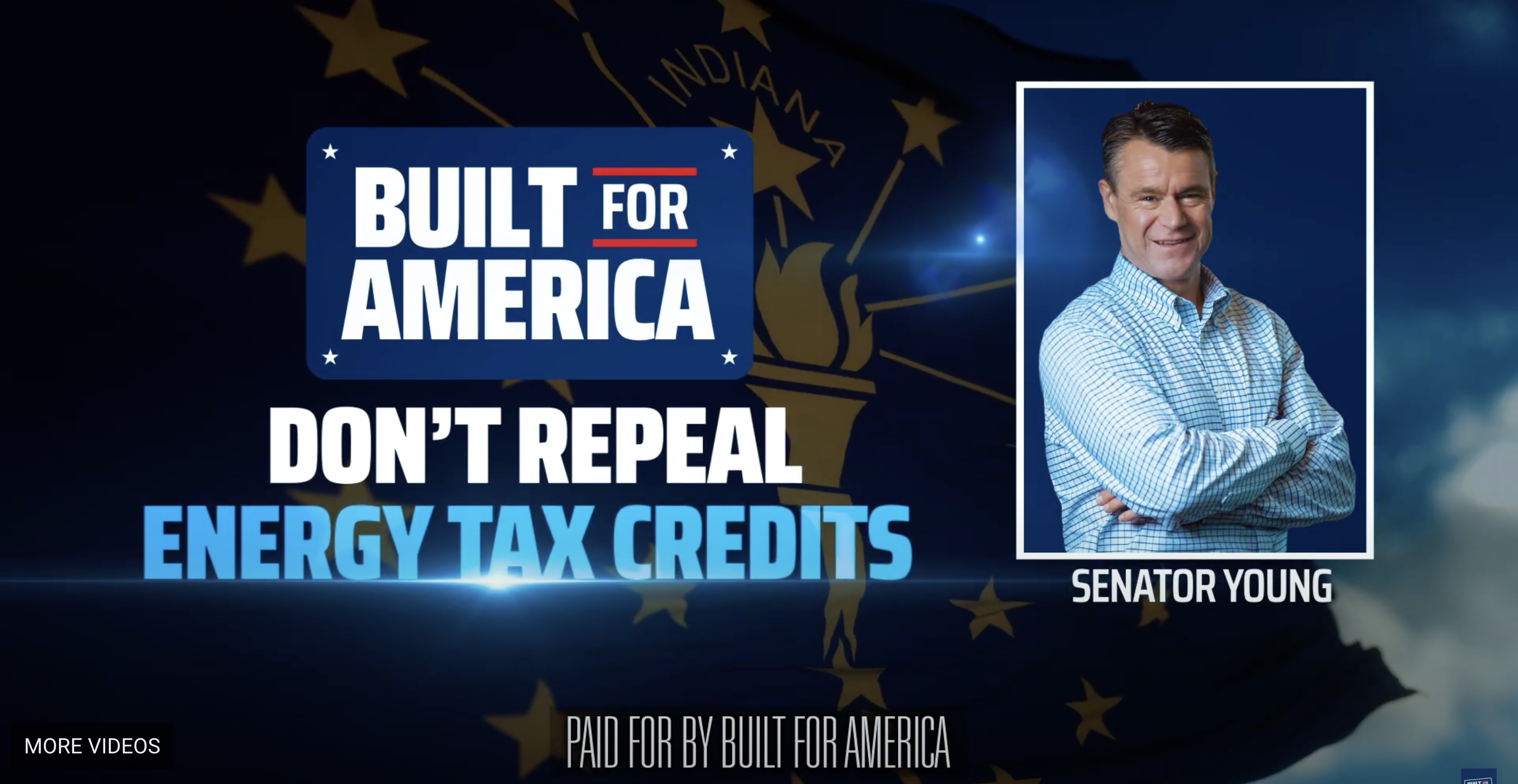 Ad blitz targets Trump, Sen. Todd Young over energy tax credits Ad blitz targets Trump, Sen. Todd Young over energy tax credits