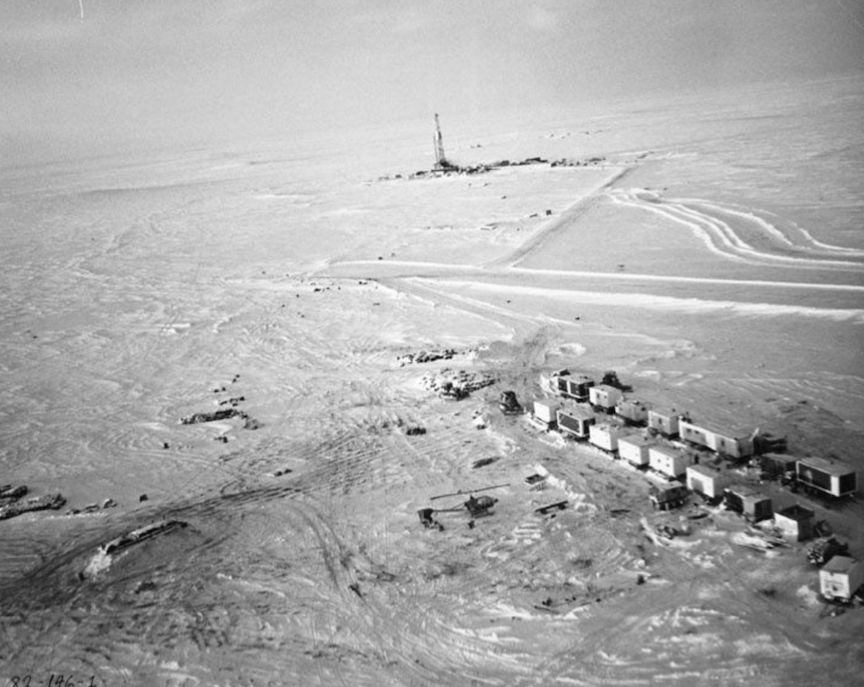 In sign of North Slope evolution, privately owned Texas company targets Chevron’s Alaska assets Early exploration work on Alaska's North Slope, in 1969. (Atlantic Richfield Co. via Alaska's Digital Archive/University of Alaska Fairbanks, Elmer E. Rasmuson Library: Alaska and Polar Regions Collections & Archives)