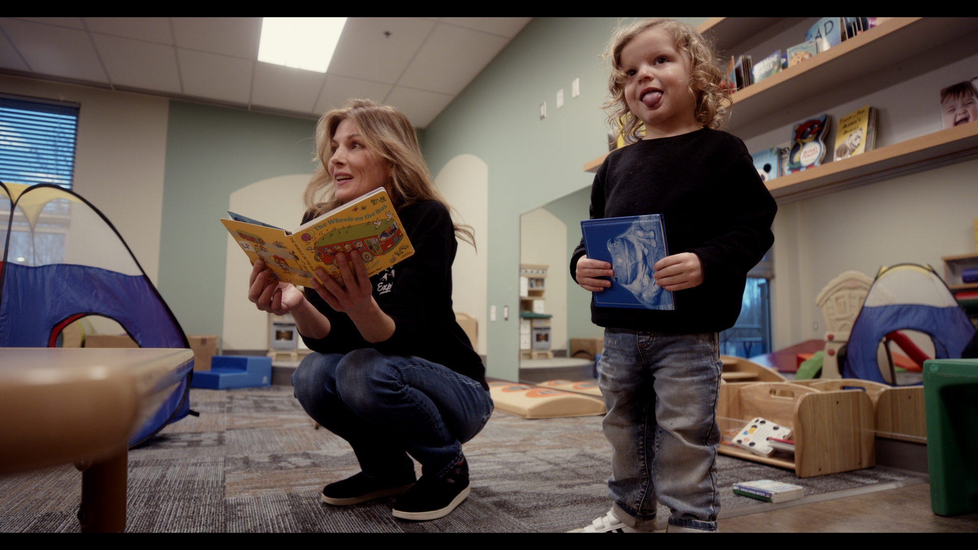 Film spotlights infant learning program successes in Mat-Su — and potential cost of underfunding it Yulia Smith, a developmental specialist with the Mat-Su Valley infant learning program, and subject of the short film about the program, is seen in a playroom with a young participant (Photo courtesy of Joshua Albeza Branstetter)