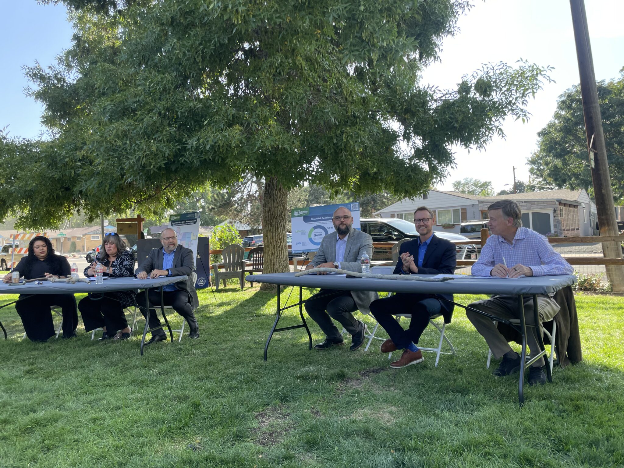 Hickenlooper, Englewood officials tout city’s efforts to replace lead water pipes Hickenlooper, Englewood officials tout city’s efforts to replace lead water pipes