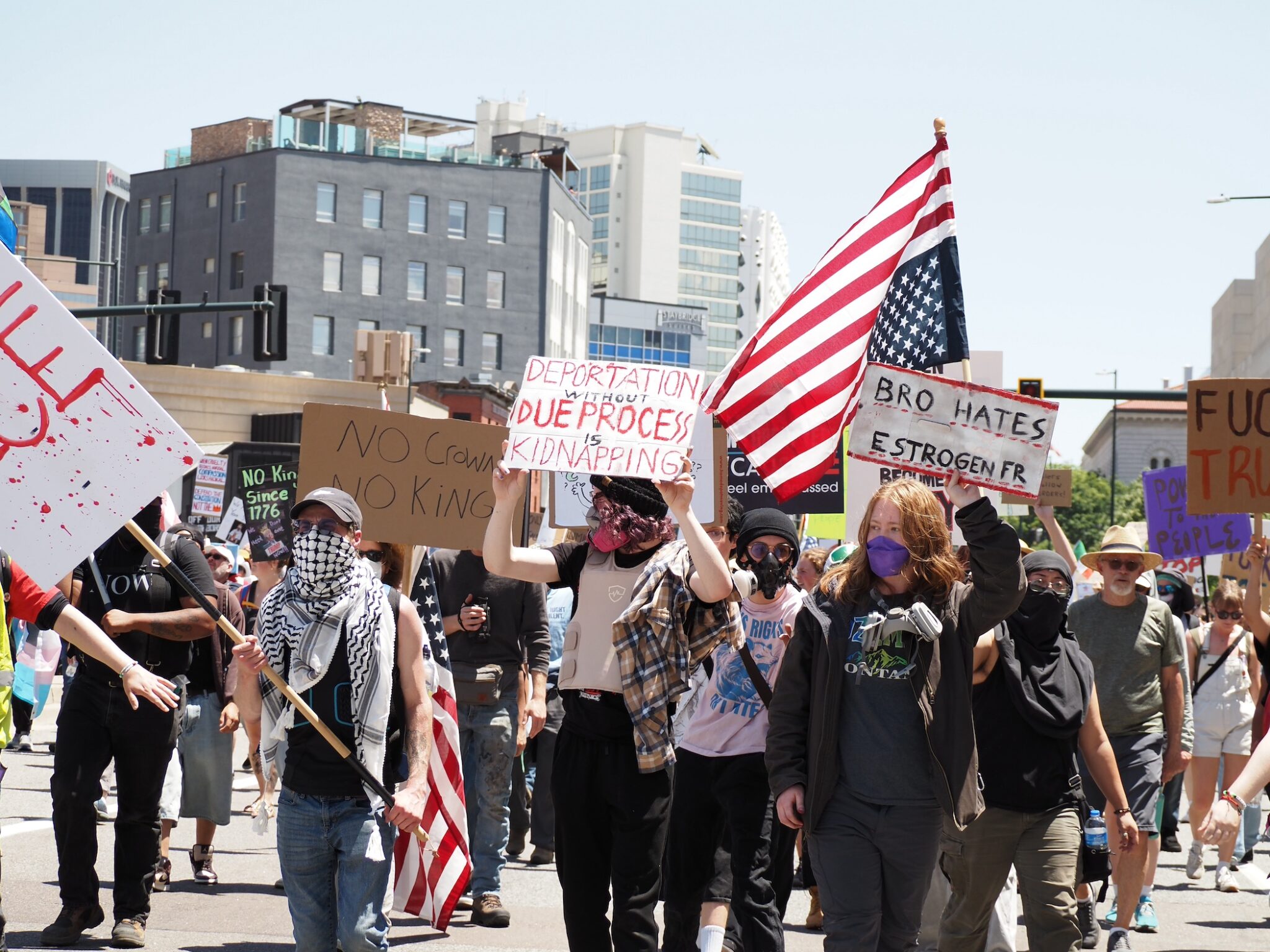 People across Colorado demonstrate against Trump administration in ‘No Kings’ protests People across Colorado demonstrate against Trump administration in ‘No Kings’ protests