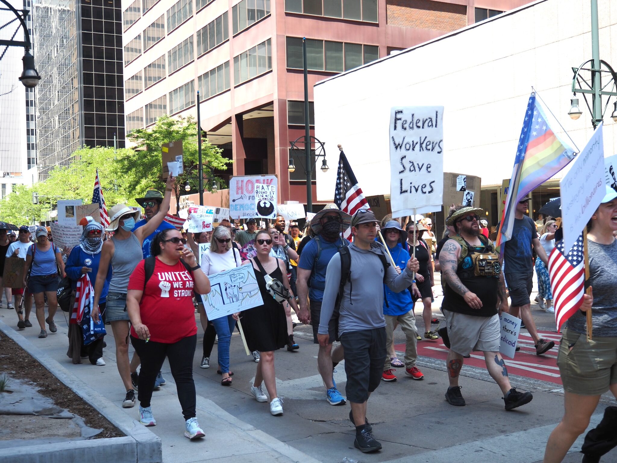 People across Colorado demonstrate against Trump administration in ‘No Kings’ protests People across Colorado demonstrate against Trump administration in ‘No Kings’ protests