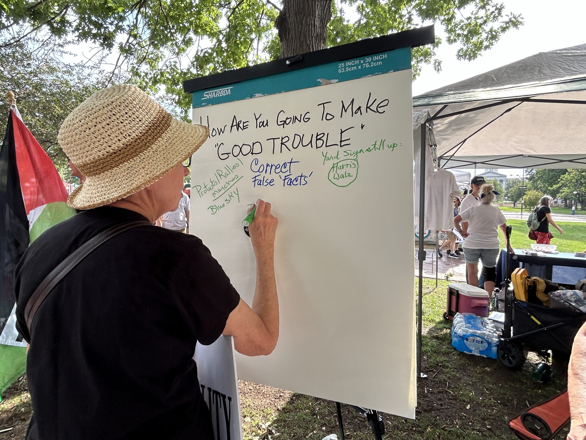 ‘Good trouble’ demonstrators in Denver part of nationwide protest against Trump policies ‘Good trouble’ demonstrators in Denver part of nationwide protest against Trump policies
