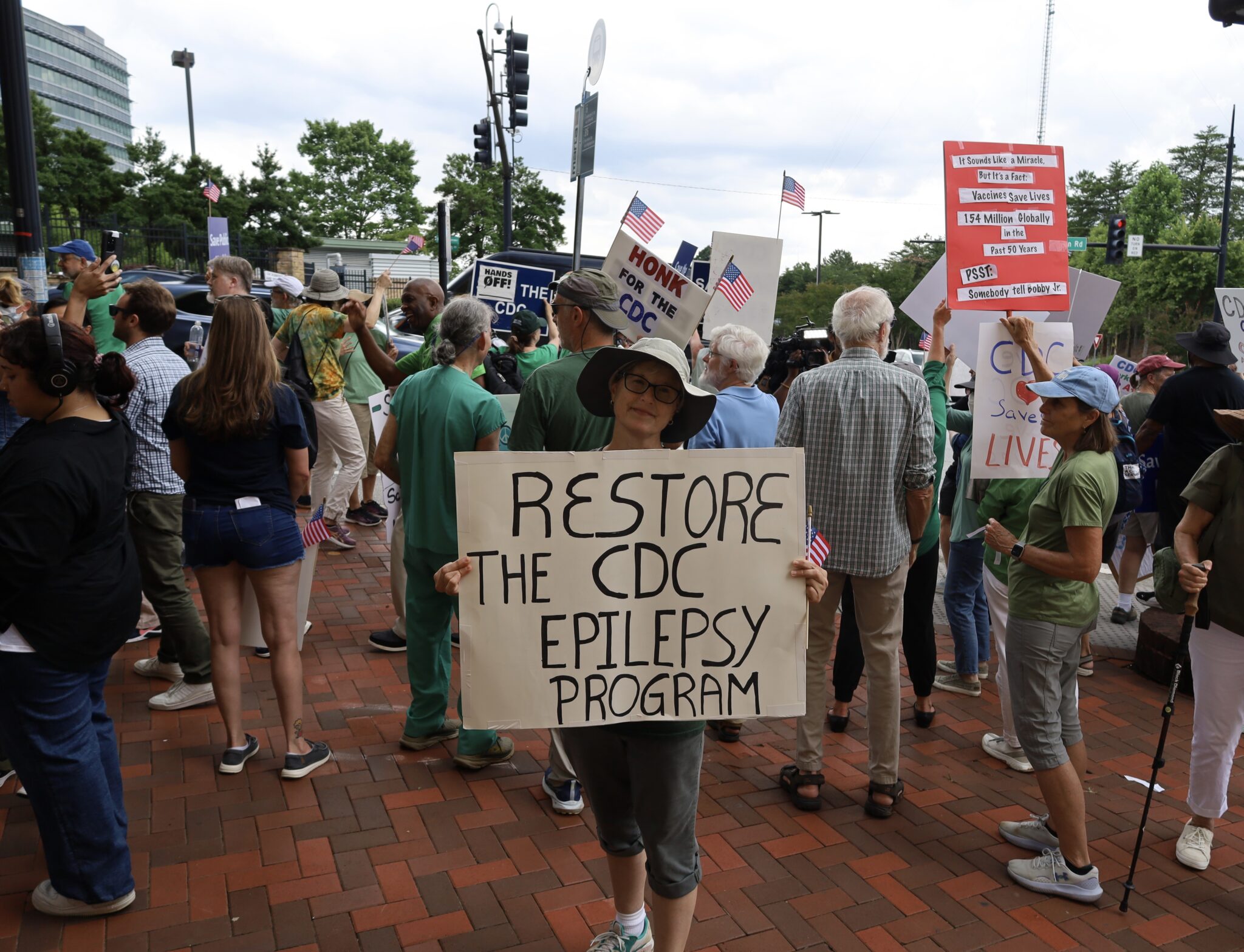 CDC supporters continue to rally for public health months after mass layoffs began CDC supporters continue to rally for public health months after mass layoffs began