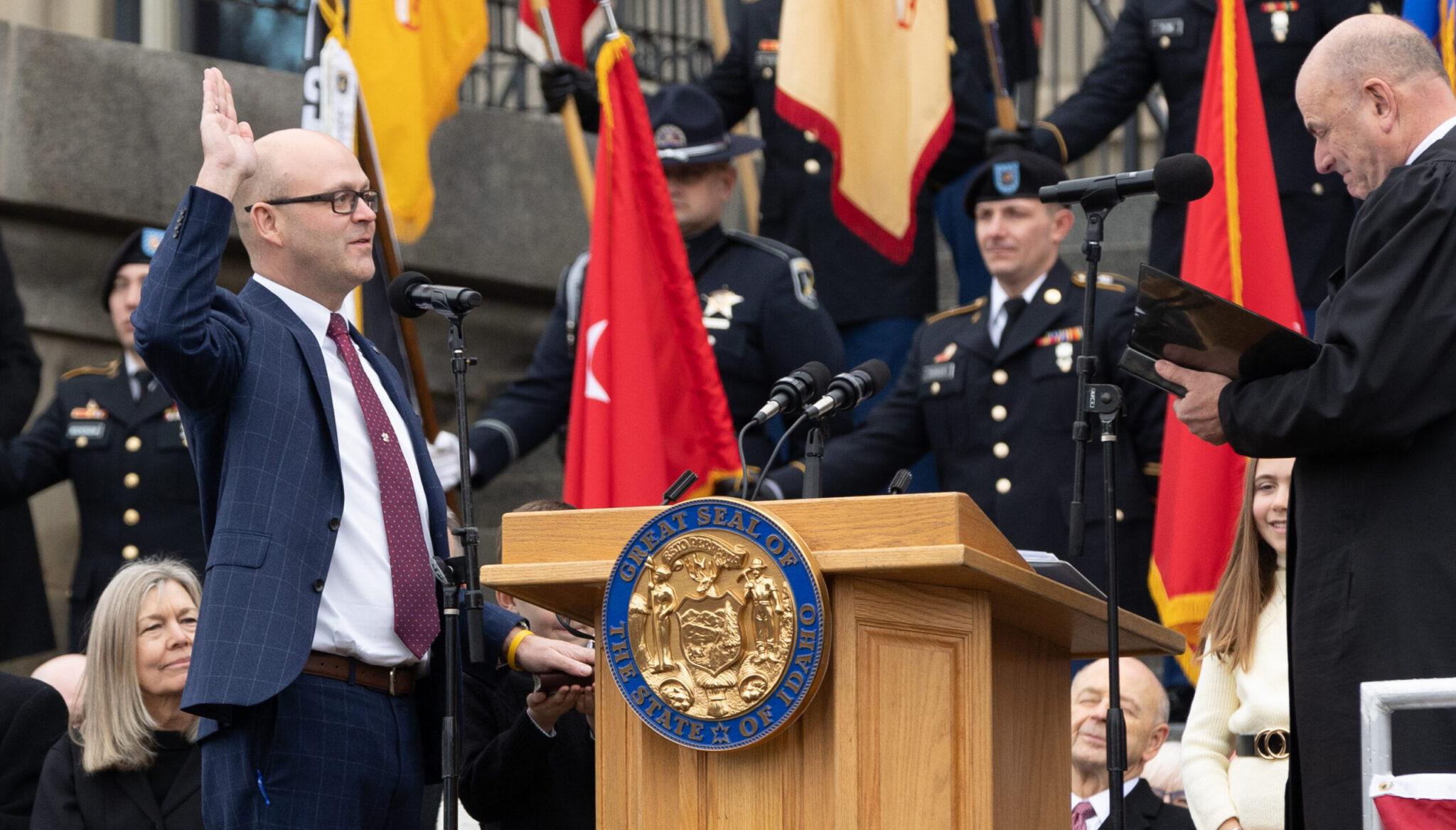 2024 Idaho election preview: Only citizens can vote. Why amend Idaho’s Constitution? Idaho Secretary of State Phil McGrane is sworn in on the steps of the State Capitol building
