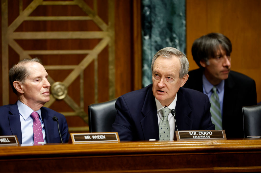 Many Medicaid benefits are optional under the law. For many Idahoans, they’re anything but. U.S. Senate Finance Committee Chairman Sen. Mike Crapo (R-ID) (R) and Ranking Member Sen. Ron Wyden (D-OR) preside over a meeting as the committee votes to advance the nomination of Robert F. Kennedy Jr.