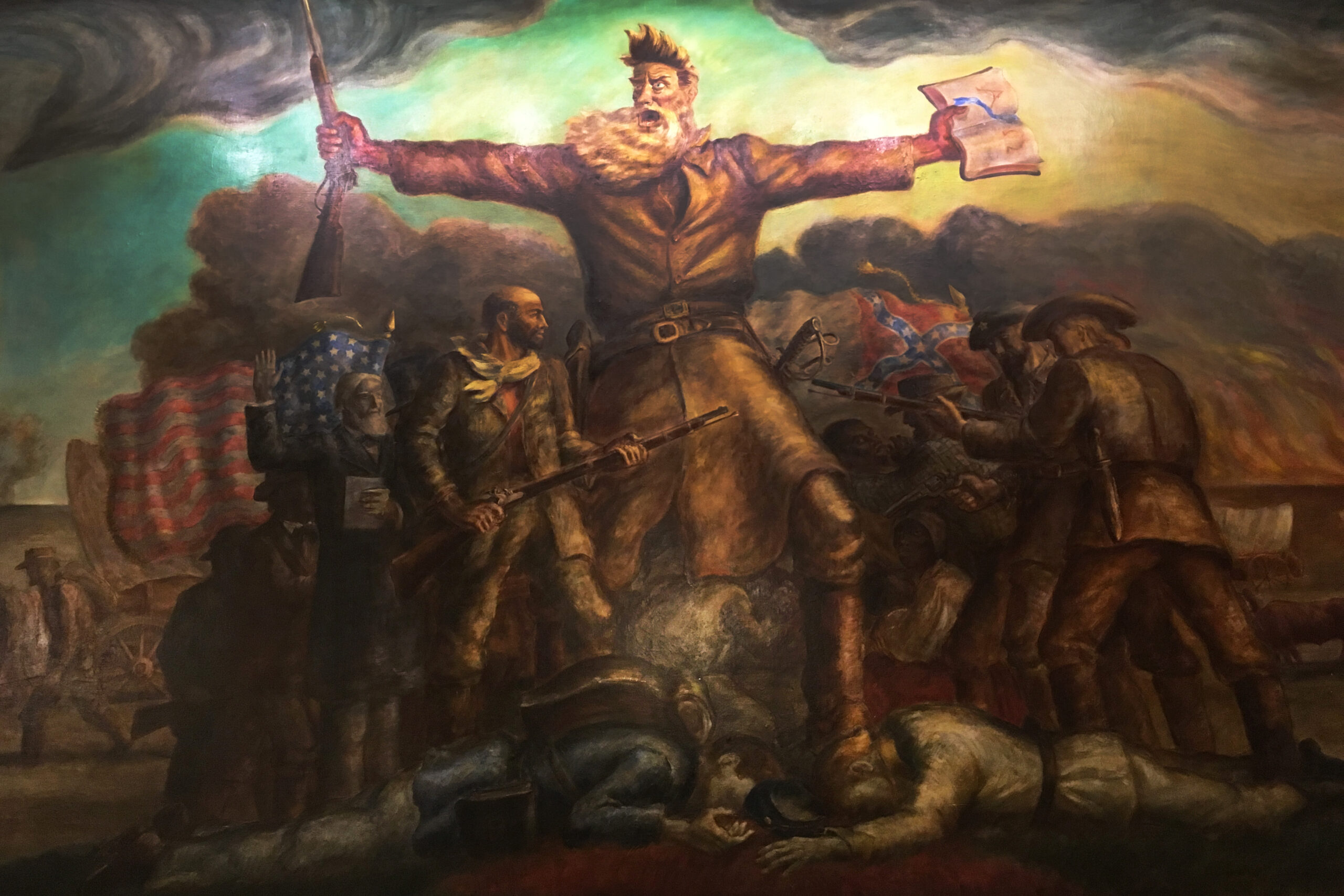 A letter from Kansas: dreams of democracy, past and present John Steuart Curry's "Tragic Prelude"