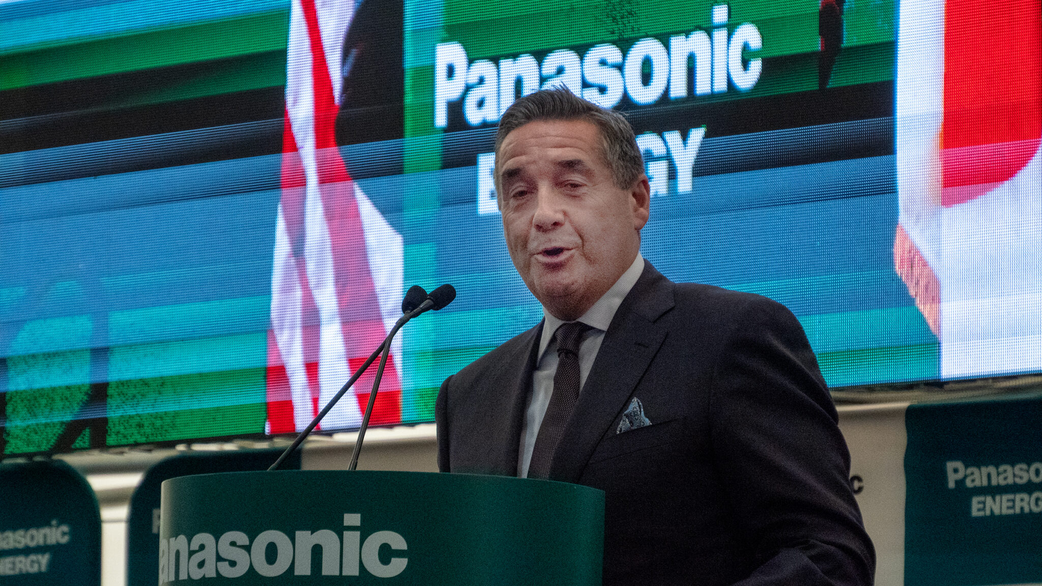 Panasonic’s vision for massive Kansas battery plant becomes reality with grand opening Allan Swan, president and COO, Panasonic Energy Corp. of North America