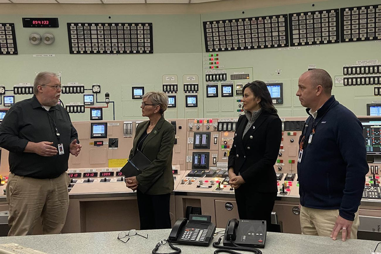 Nuclear power could solve US electricity needs. But at what cost? Michigan Gov. Gretchen Whitmer joins former governor and current Energy Secretary Jennifer Granholm at the Palisades nuclear plant.