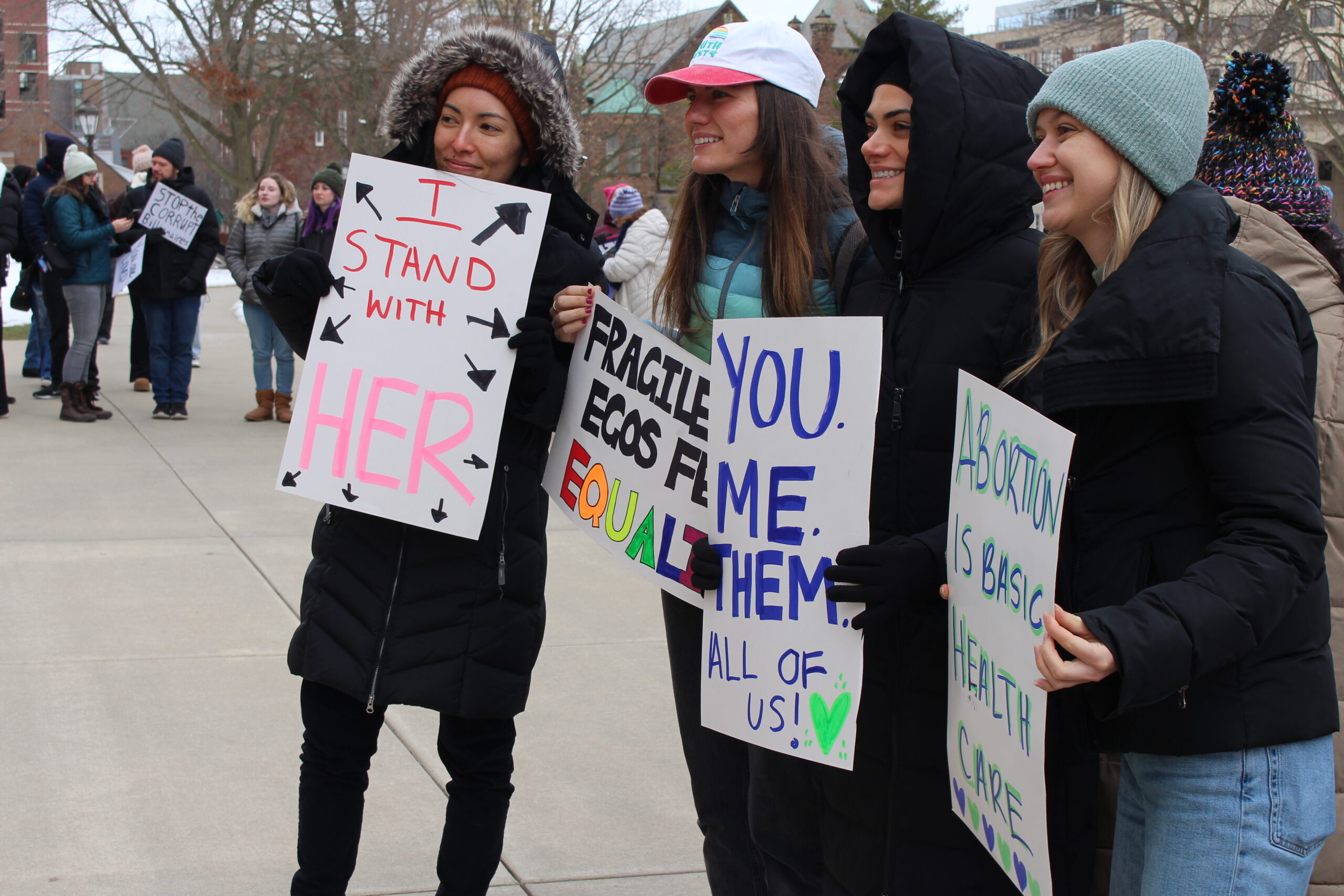 The People’s March draws hundreds to the Michigan Capitol before Trump’s inauguration The People’s March draws hundreds to the Michigan Capitol before Trump’s inauguration