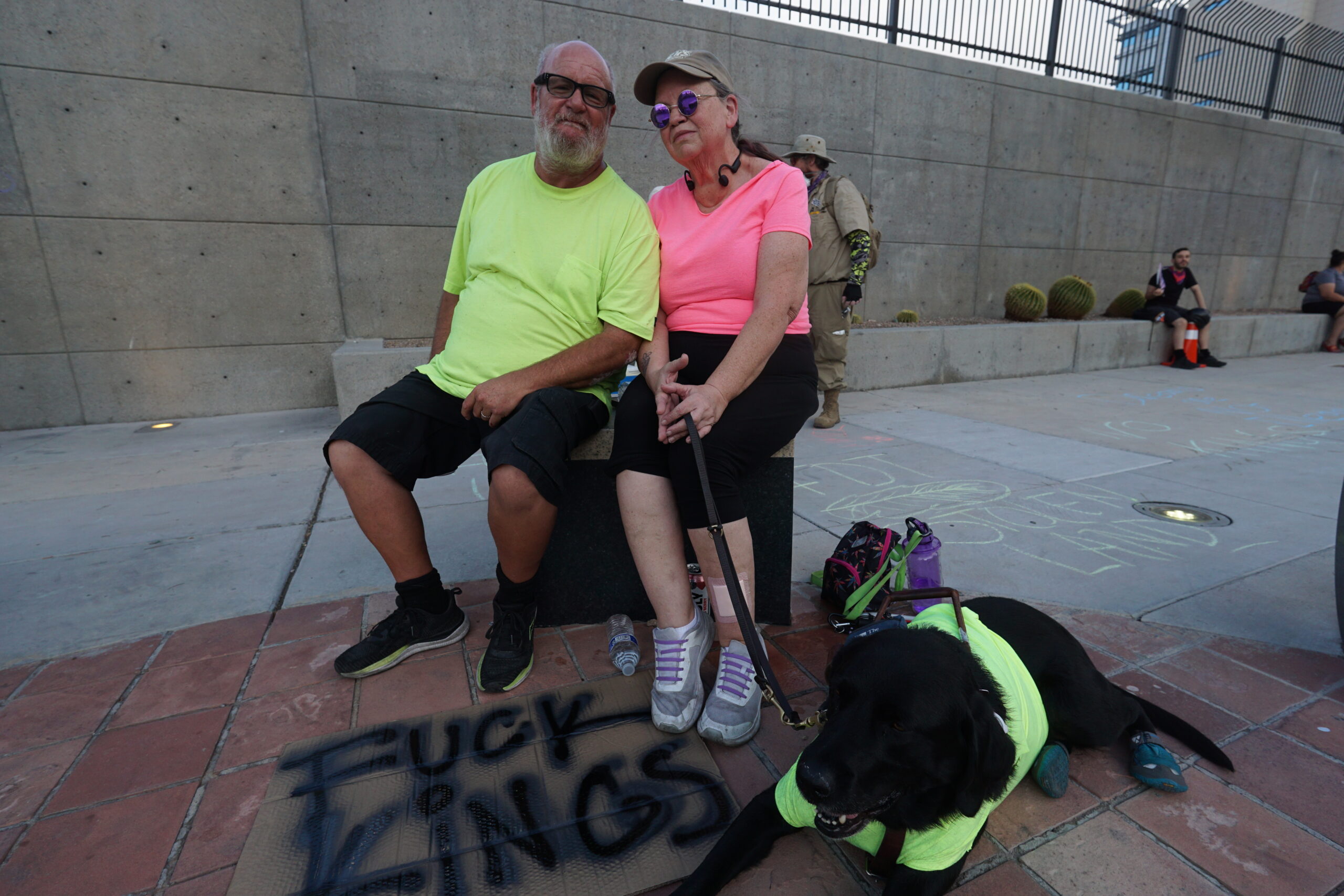 A veteran, a mom, and a construction worker walk into an anti-Trump rally A veteran, a mom, and a construction worker walk into an anti-Trump rally