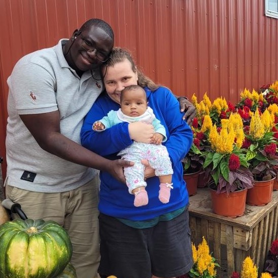 Pa. Medicaid recipients fear potentially devastating cuts Jennifer Rabe-Coulibaly and Emmanuel Coulibaly with their baby (Courtesy of Rabe-Coulibaly)