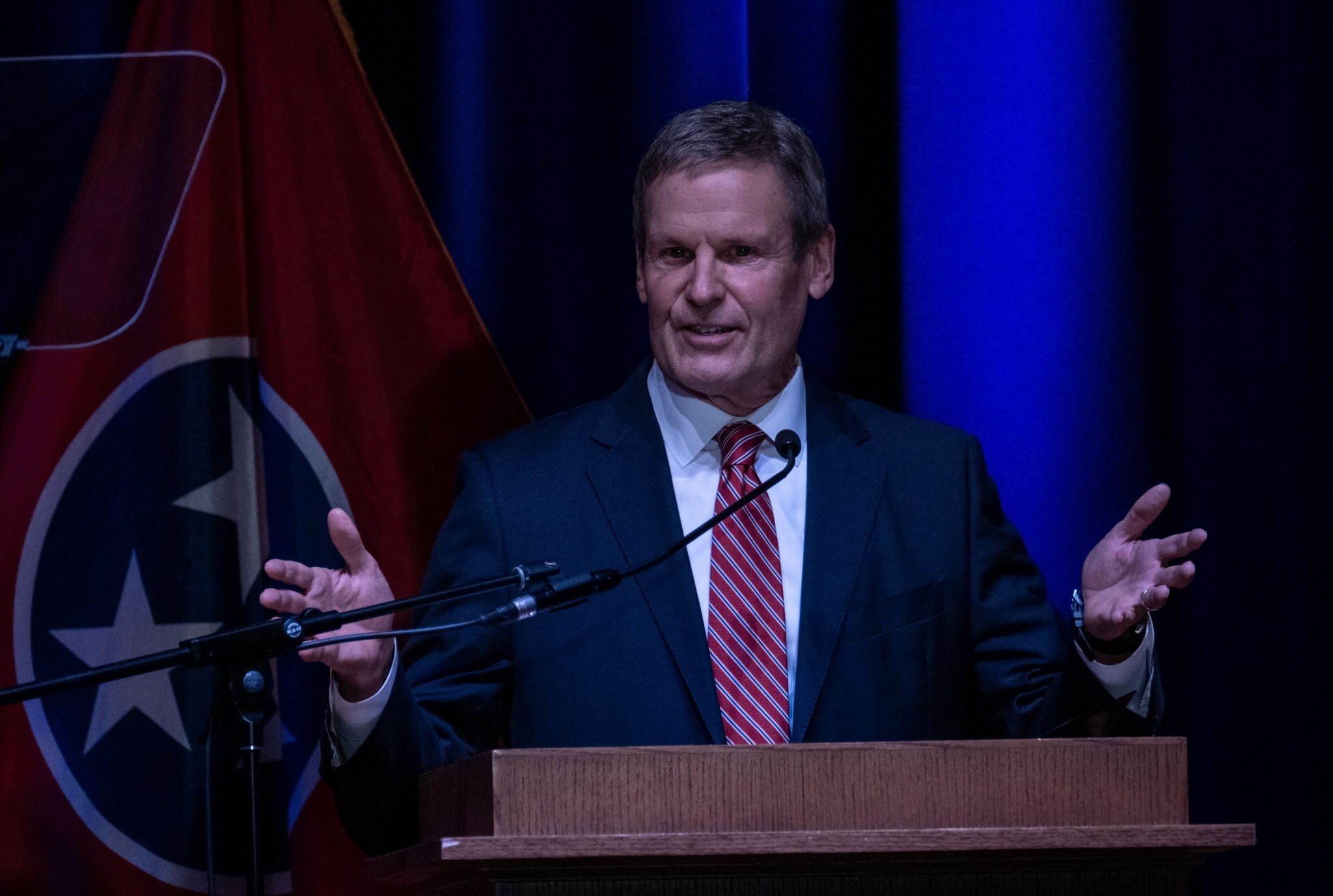 Legal community calls for governor veto of chancery court bill Gov. Bill Lee delivering his 2021 State of the State address. In 2024, Lee approved a program providing free diapers for children under the age of two enrolled in Medicare. (Photo: John Partipilo)