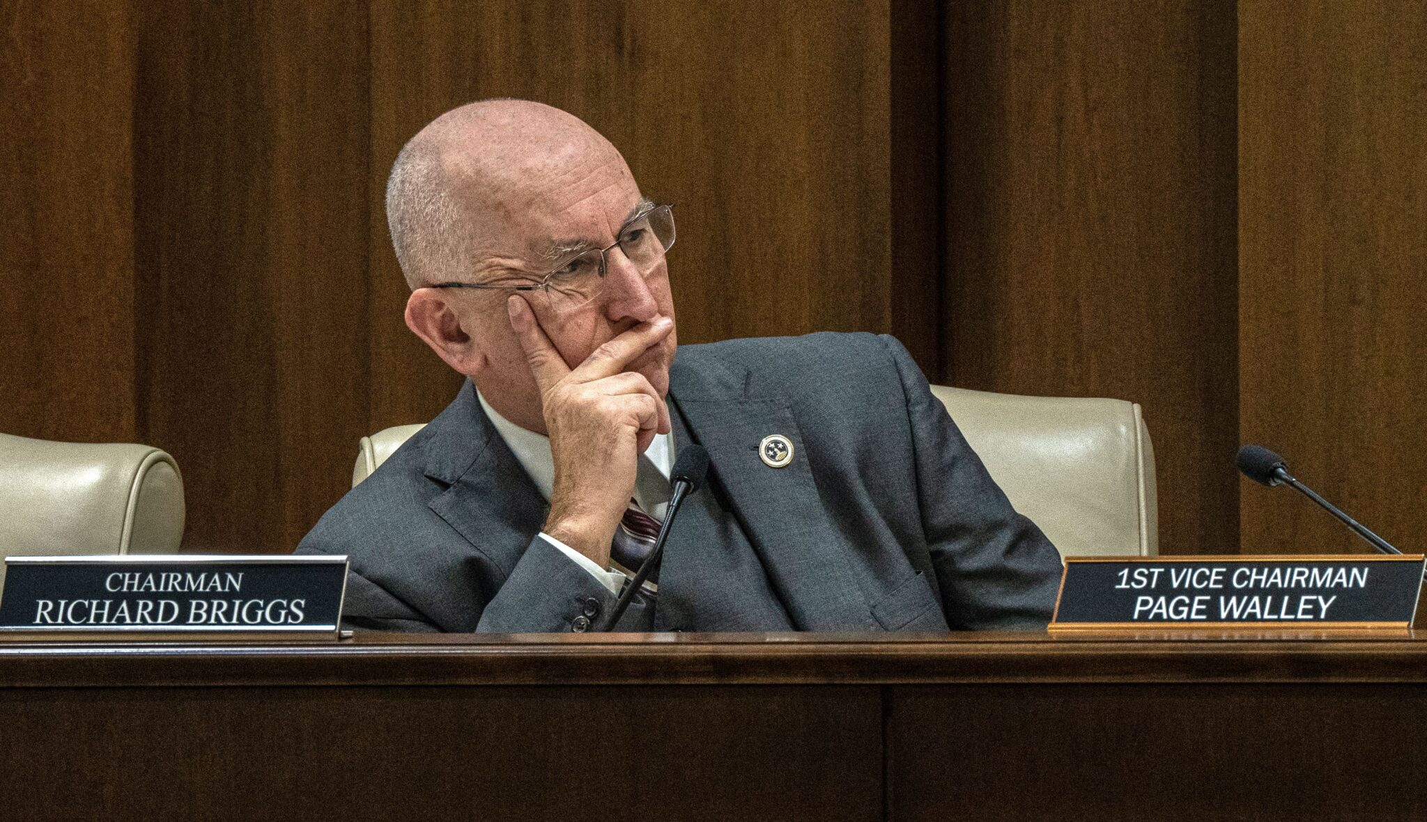 Ethics questions plaguing Tennessee governor’s administration Sen. Richard Briggs, a Knoxville Republican, is considering a measure requiring lawmakers to be explicit about their conflicts. (Photo: John Partipilo)
