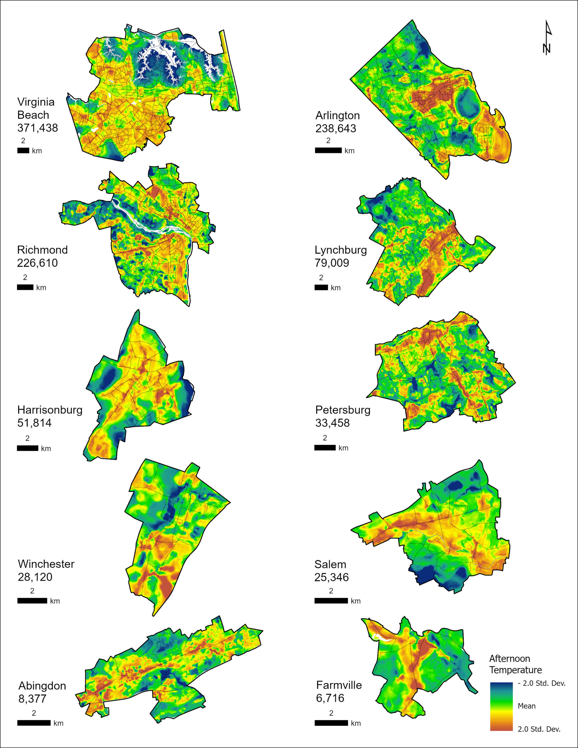 Study shows historically redlined Virginia neighborhoods are hotter in the summer Study shows historically redlined Virginia neighborhoods are hotter in the summer