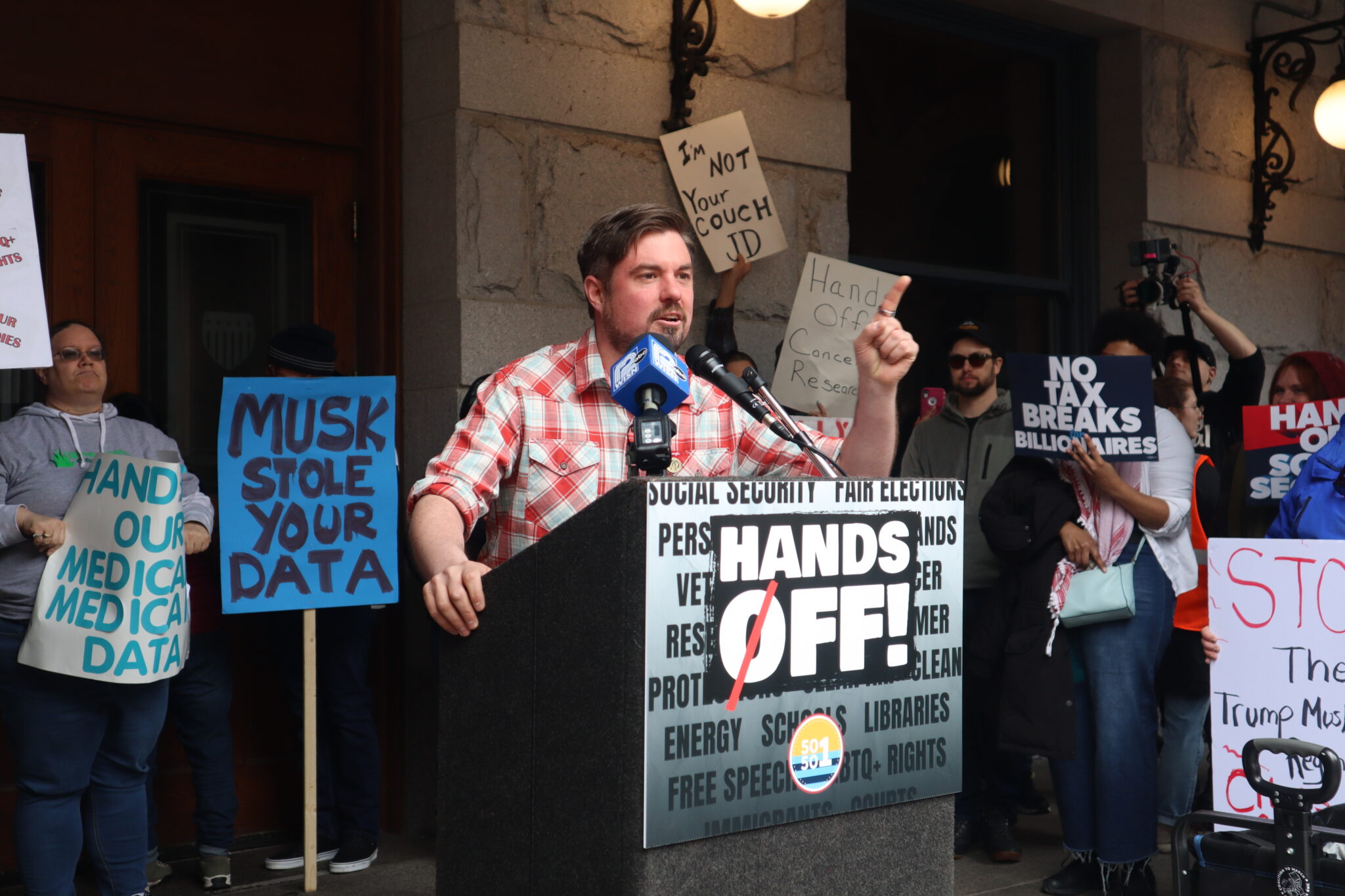 Milwaukee continues preparing for possible ICE surge Alex Brower, a recently elected alderman in Milwaukee, speaks during the massive protest outside of the Federal Courthouse in Milwaukee. (Photo by Isiah Holmes/Wisconsin Examiner)