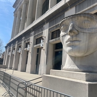 Image outside of a courthouse in Lafayette, Louisiana.