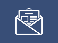 A newsletter icon.