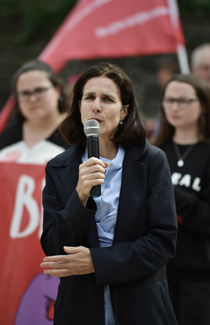 Dr. Rebecca Gomperts says her organization Aid Access is receiving more than 1,000 emails per day from individuals looking for help. (Charles McQuillan/Getty Images)