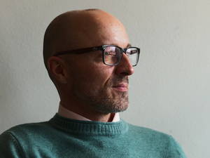 Dale Weber, superintendent of the Wyoming Boys' School, sits for a portrait on April 19, 2022 in Worland. He took over in January. Prior to that, he'd been the school's clinical director for several years. (Victoria Eavis/Casper Star-Tribune)