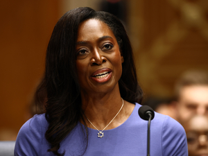 Erica Schwartz attends her confirmation hearing to become director of the Centers for Disease Control and Prevention with the Senate Health, Education, Labor and Pensions Committee on Capitol Hill July 15, 2026 in Washington, DC. Schwartz, President Trump's pick to lead the CDC, would fill the position left vacant since August 2025 when Trump ousted former CDC Director Dr. Susan Monarez. (Photo by Finn Gomez/Getty Images)