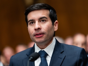 Keith Sonderling, acting U.S. secretary of Labor, appears at his confirmation hearing in front of the Senate Health, Education, Labor and Pensions Committee on Capitol Hill on July 16, 2026 in Washington, D.C. Sonderling has been acting secretary of Labor since April 20, 2026 after Lori Chavez-DeRemer resigned. (Photo by Eric Lee/Getty Images)