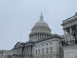 The U.S. Capitol building in Washington, D.C., amid fog on Tuesday, Dec. 10, 2024. (Photo by Jennifer Shutt/States Newsroom)