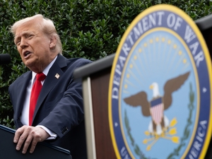 President Donald Trump delivers remarks during a September 11th observance event in the courtyard of the Pentagon September 11, 2025 in Arlington, Virginia. Today marks the 24th anniversary of the 9/11 terror attacks that claimed the lives of nearly 3,000 people. (Photo by Win McNamee/Getty Images)