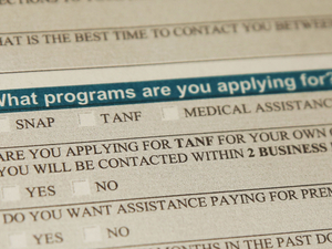 Economic assistance application for SNAP, TANF and Medicaid through the South Dakota Department of Social Services. (Makenzie Huber/South Dakota Searchlight)