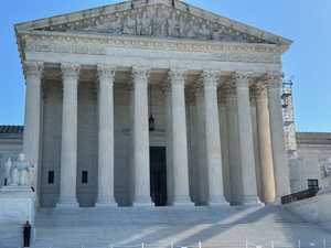 The U.S. Supreme Court on Oct. 9, 2024. (Photo by Jane Norman/States Newsroom)