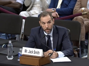 Former Department of Justice special counsel Jack Smith testifies before the U.S. Senate Judiciary Committee on Sept. 29, 2026. (Screenshot from committee webcast)